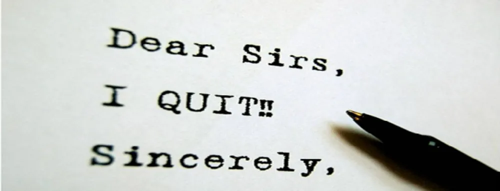resign