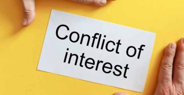 conflict of interest banner