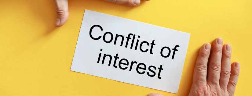 conflict of interest banner