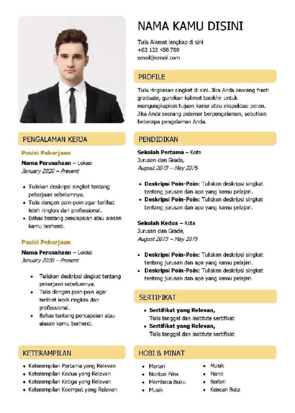perbedaan resume dan CV