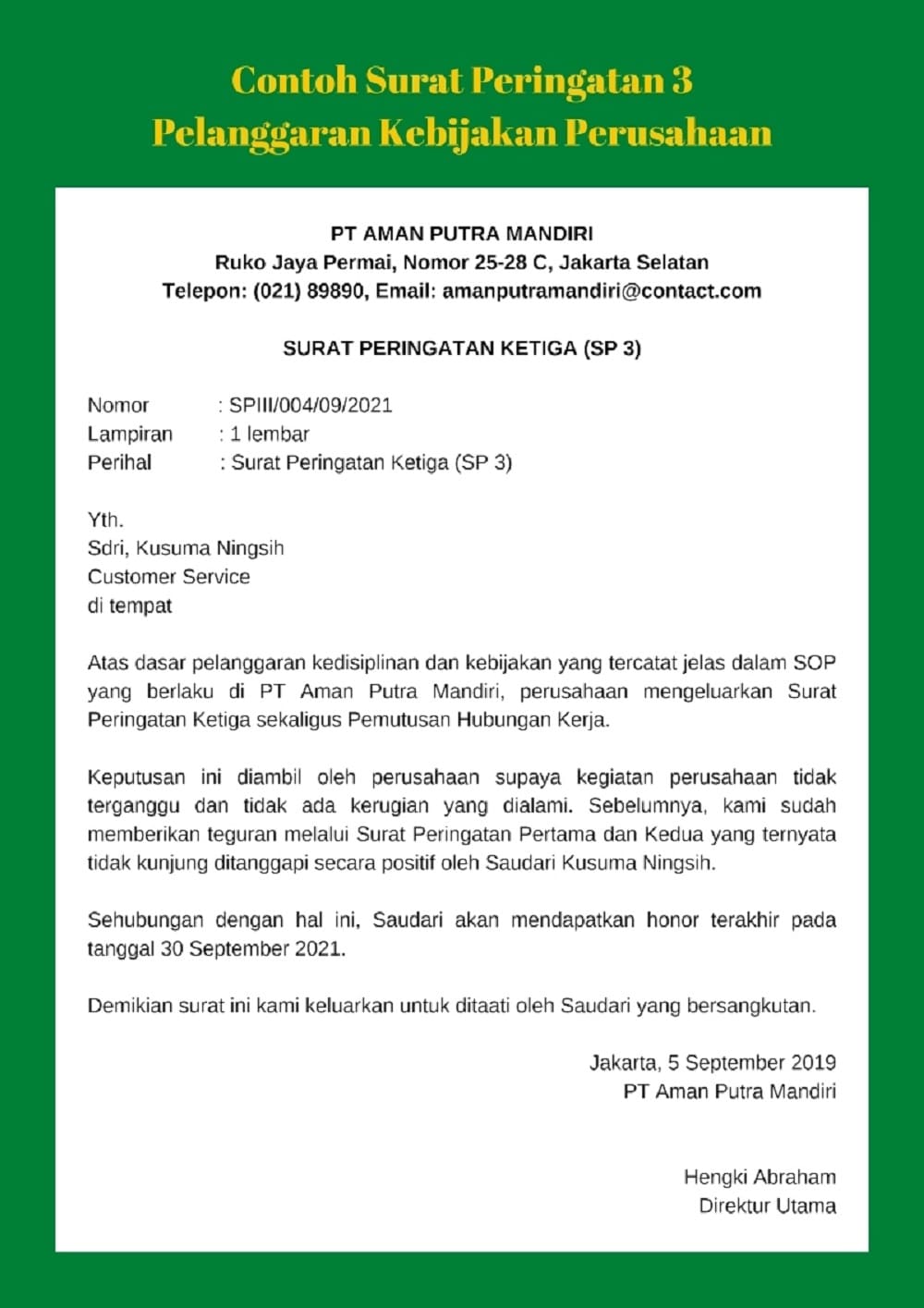 surat peringatan 3