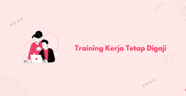 training kerja tetap digaji banner