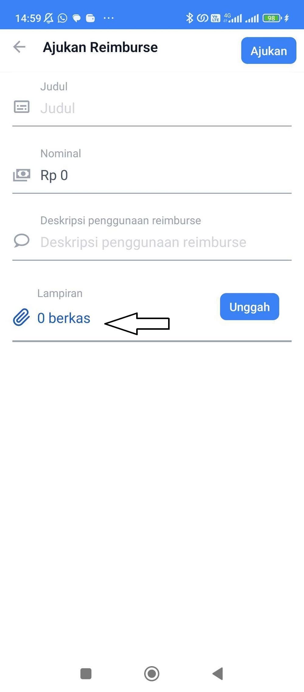 rincian perjalanan dinas