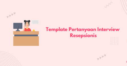 template pertanyaan interview resepsionis banner