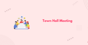 town hall meeting banner