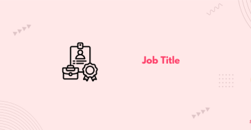 job title banner