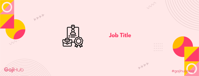 job title banner