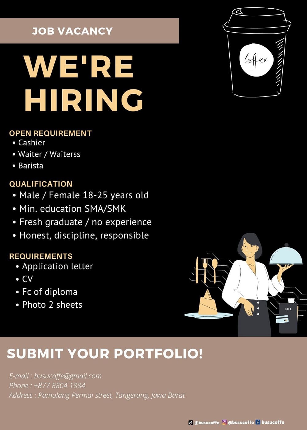 Contoh Job Vacancy Bahasa Inggris