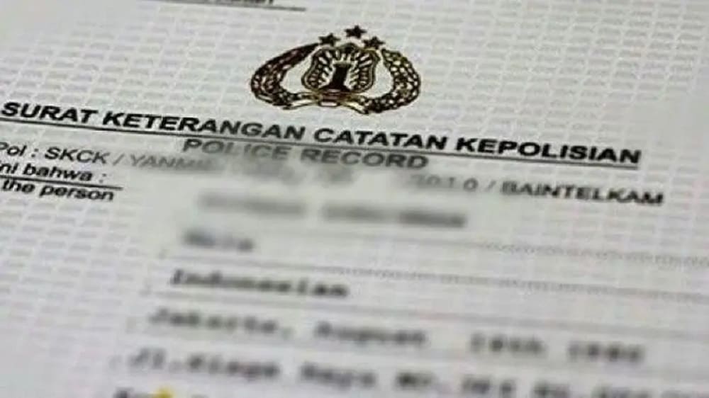 surat keterangan catatan kepolisian