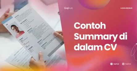 contoh summary dalam CV