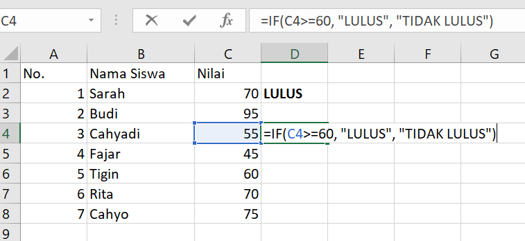 rumus if excel 5