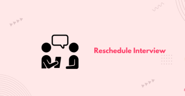 reschedule interview banner