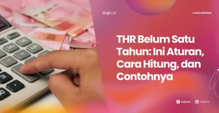 THR belum satu tahun