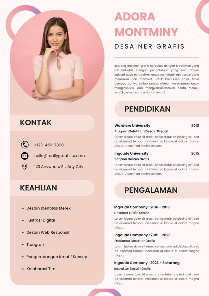 membuat CV di Canva