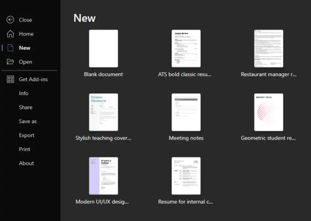cara membuat CV di word