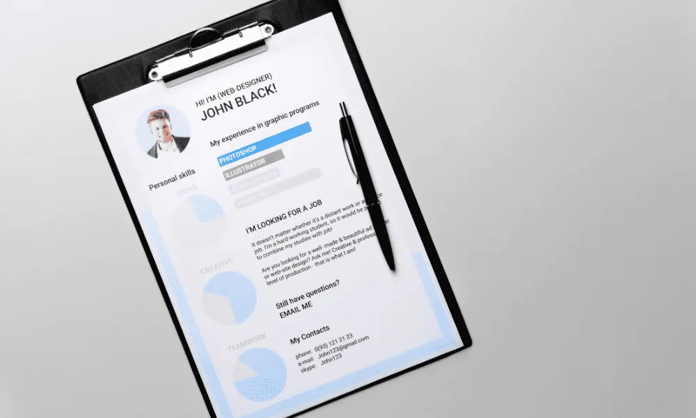 template CV fresh graduate