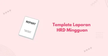 template laporan HRD mingguan banner