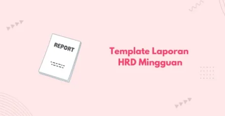 template laporan HRD mingguan banner