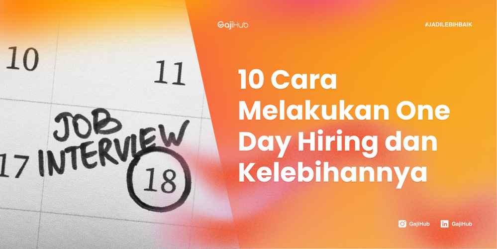 cara melakukan one day hiring