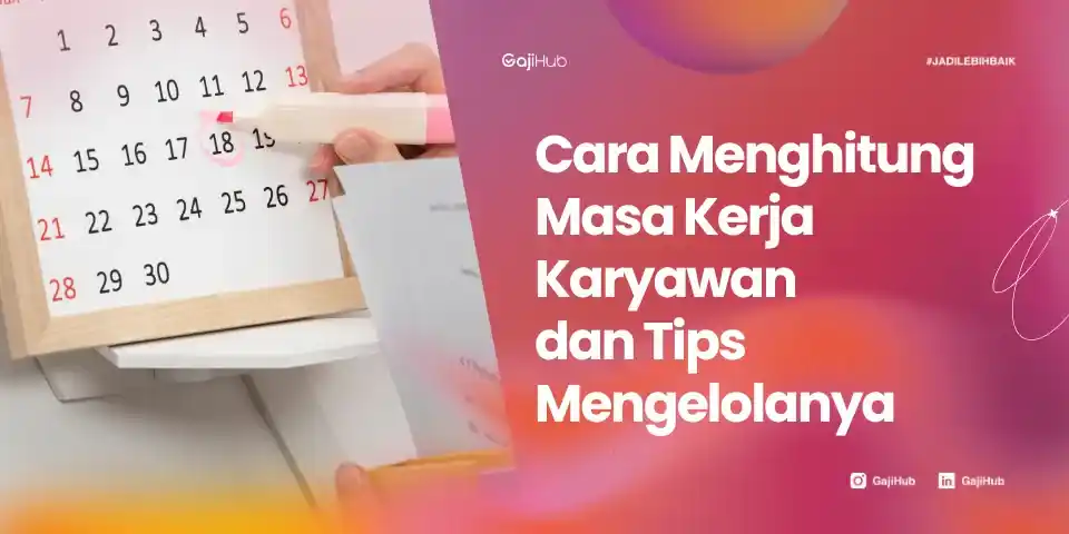menghitung masa kerja karyawan