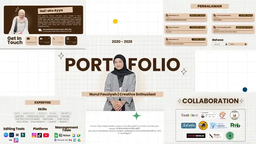 contoh portofolio kerja