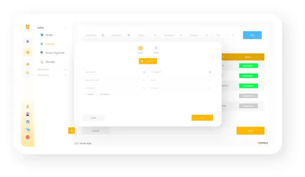 software konsolidasi dan backdate