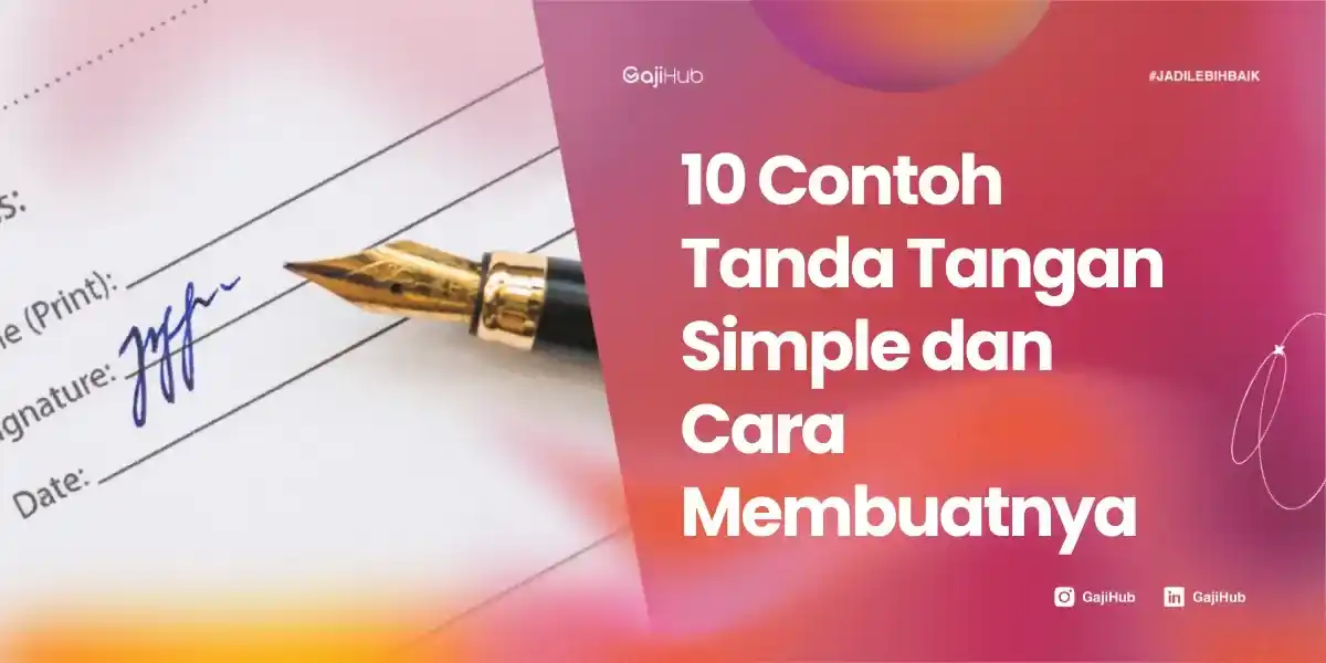 contoh tanda tangan