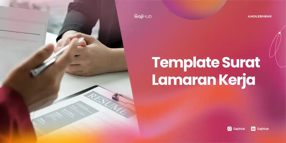 template surat lamaran kerja