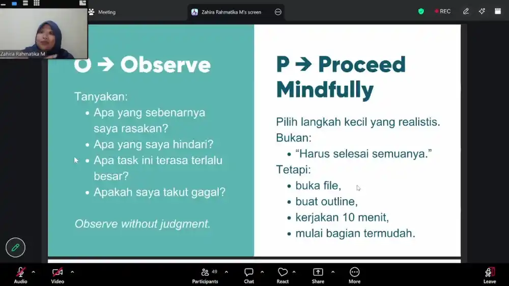 webinar kesehatan mental