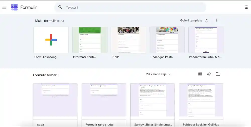 google form