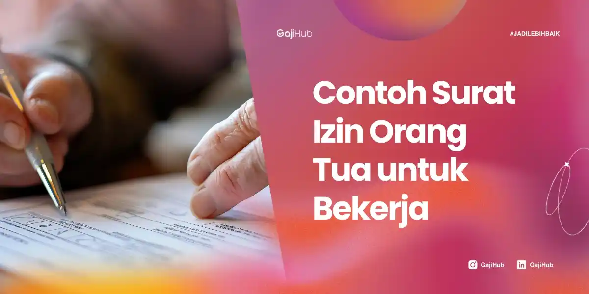 contoh surat izin orang tua untuk bekerja