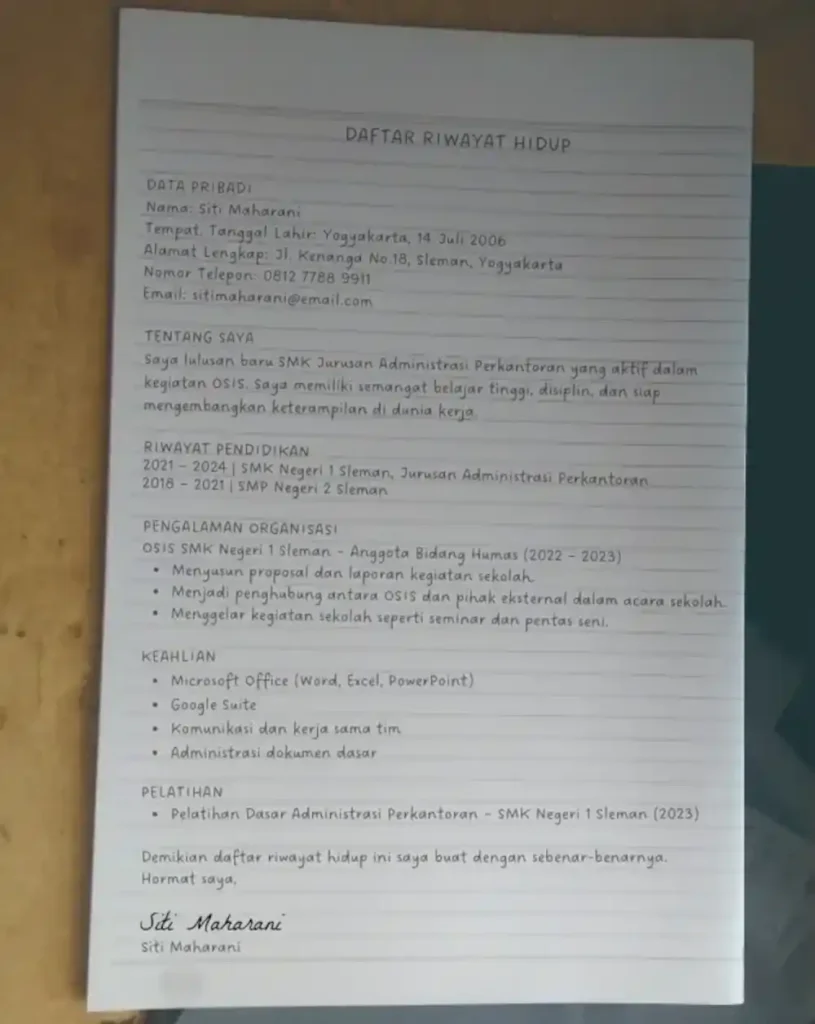 CV