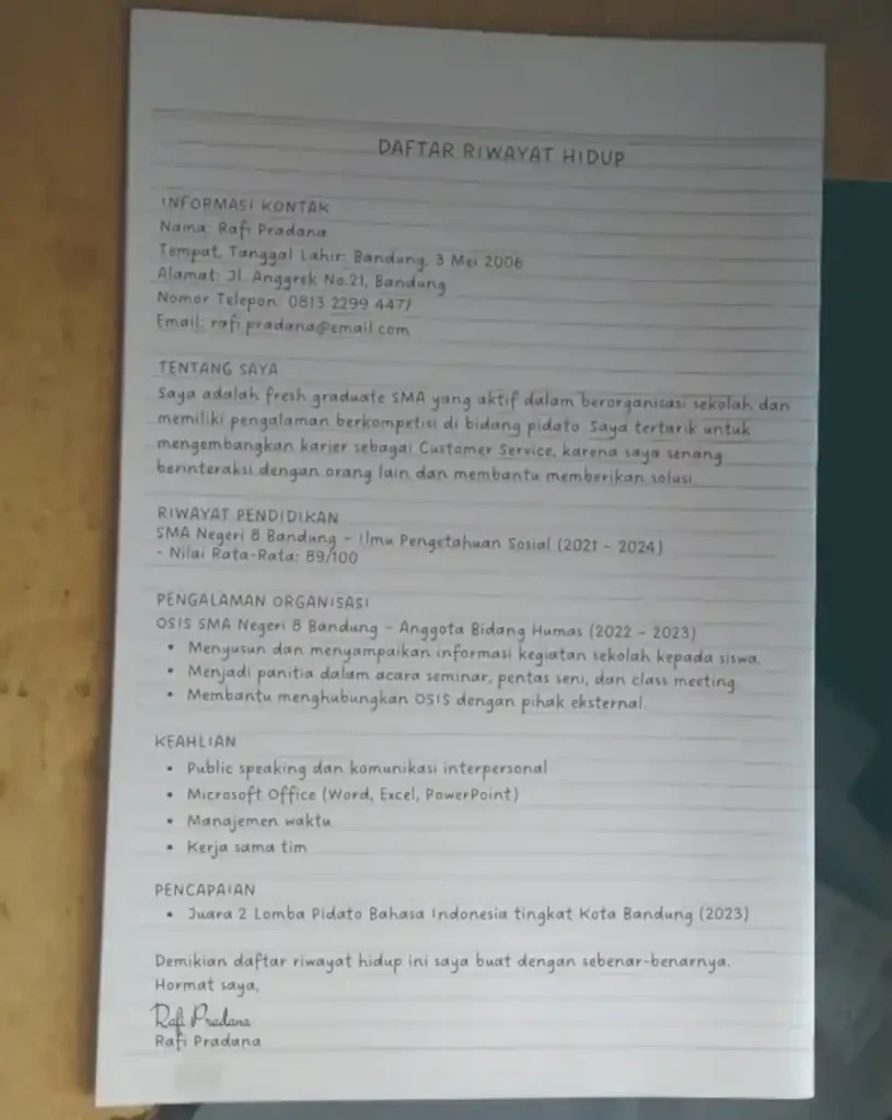 CV