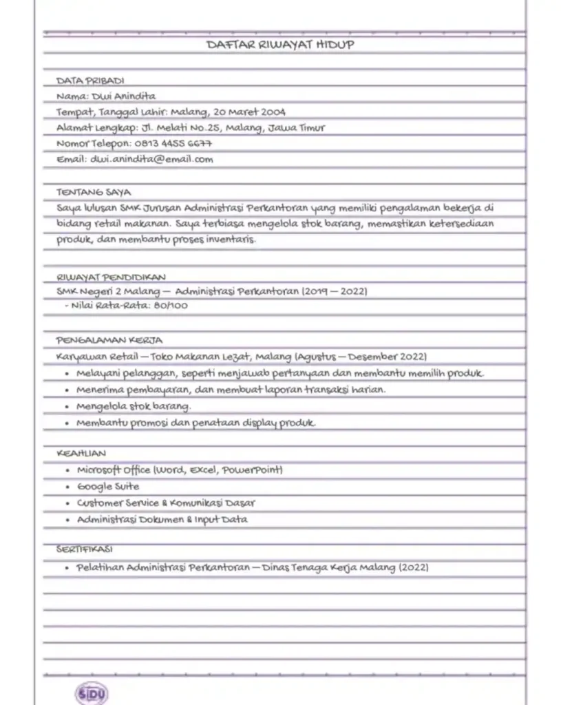 CV