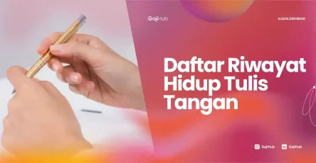 daftar riwayat hidup tulis tangan