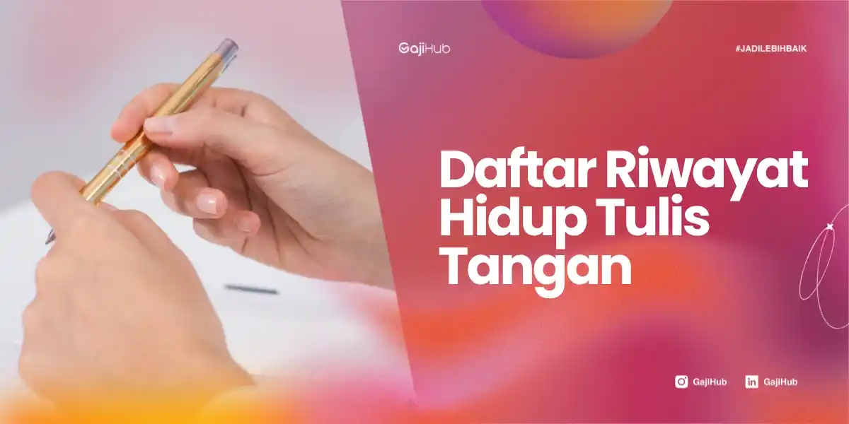 daftar riwayat hidup tulis tangan