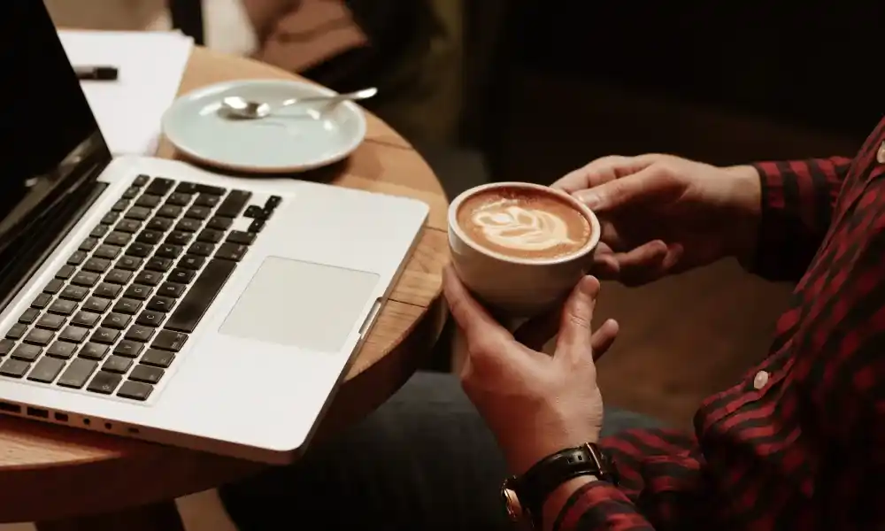 work from cafe