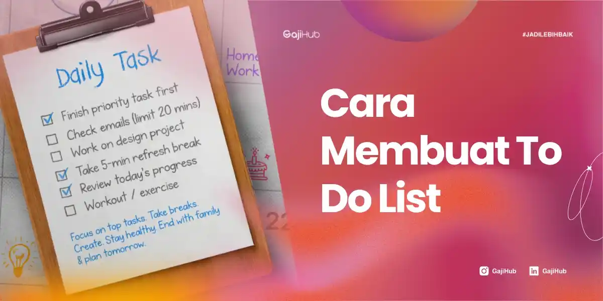 cara membuat to do list