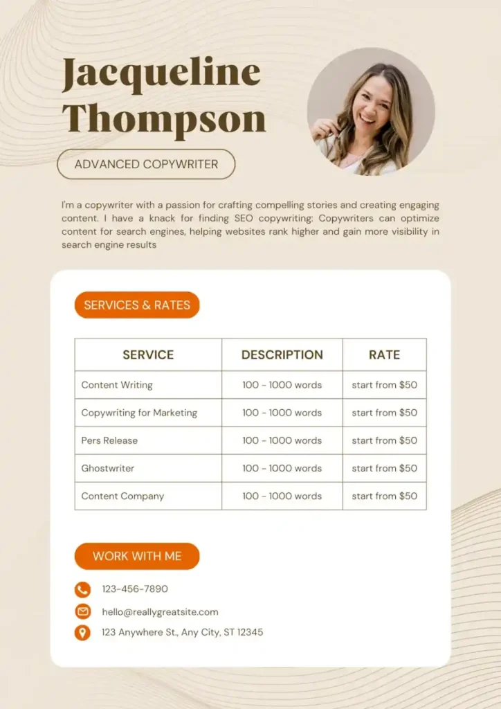 rate card adalah