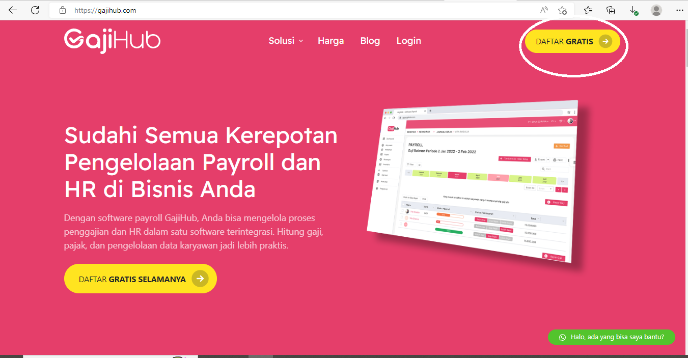 Cara Daftar Gajihub Software Payroll And Hr Gajihub 3435